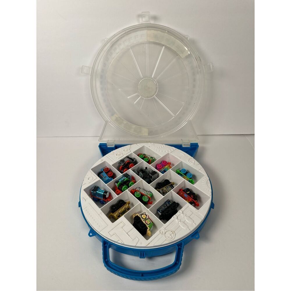 Thomas the Train Mini Trains lot with carrying case